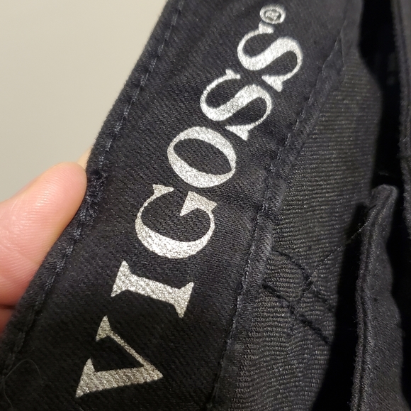 ☆ 3/35$ |VIGOSS | High Rise Stretch Black Adjustable Jeggings in Size GIRL 12 - Picture 10 of 11